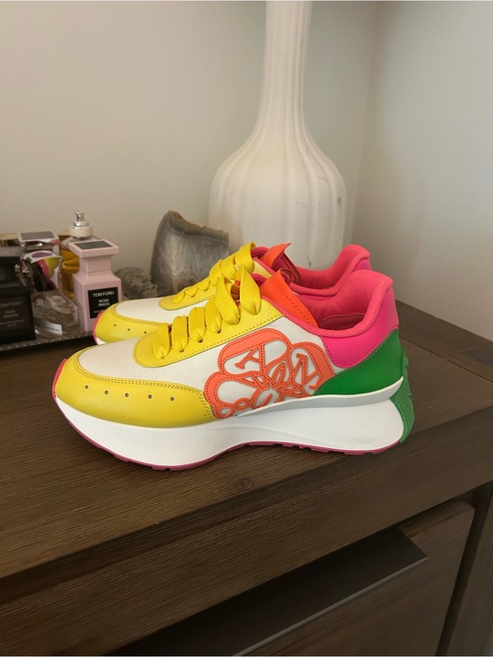 Alexander McQueen Shoes - Alexander McQueen Colorblock Sneakers Size 37